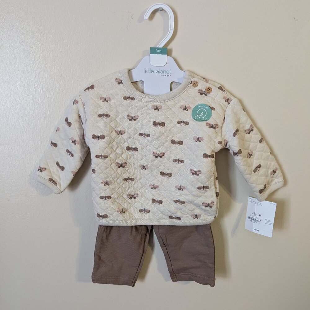 NWT 2 piece Little Planet, matching set, 6 months,